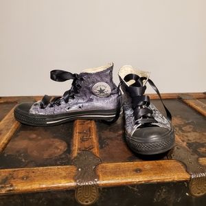 Converse Chuck 70 Silver Brocade Converse High Tops Size M-8 W-10